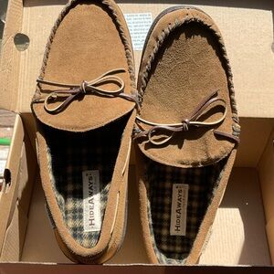 L.B. Evans Marion Hashbrown moccasins. 13 EEE. never worn